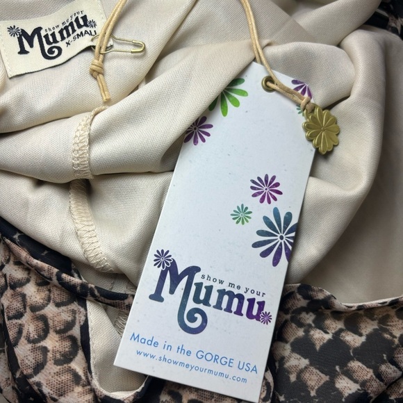 Show Me Your Mumu Joni Flow Snake Print Dress - Picture 10 of 12